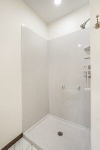 Willow Creek Village in Watertown, SD - Master Bathroom Walk-In Shower 1