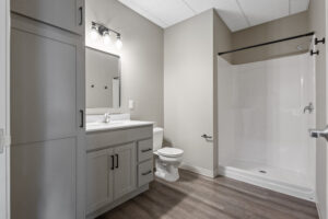 River's Edge Apartments in Huron, SD - 1 Bed + 1 Bath Bathroom
