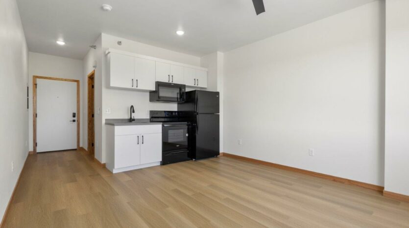 Archer Flats in Watertown, SD - Studio Kitchen/Living Room