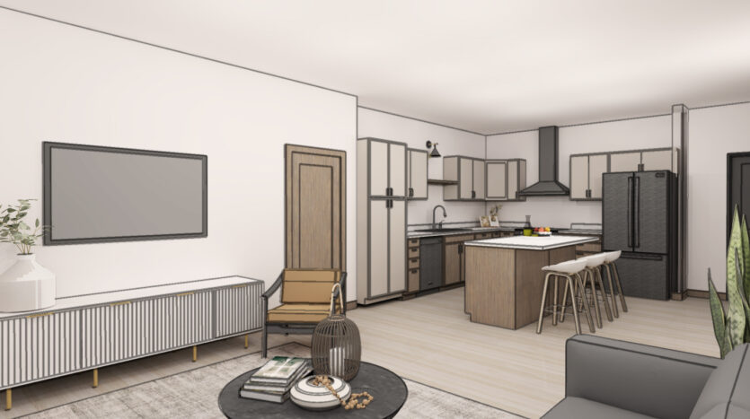 Apartments @ Trails Head in Brookings, SD - 2 Bedroom Apartment Rendering 1