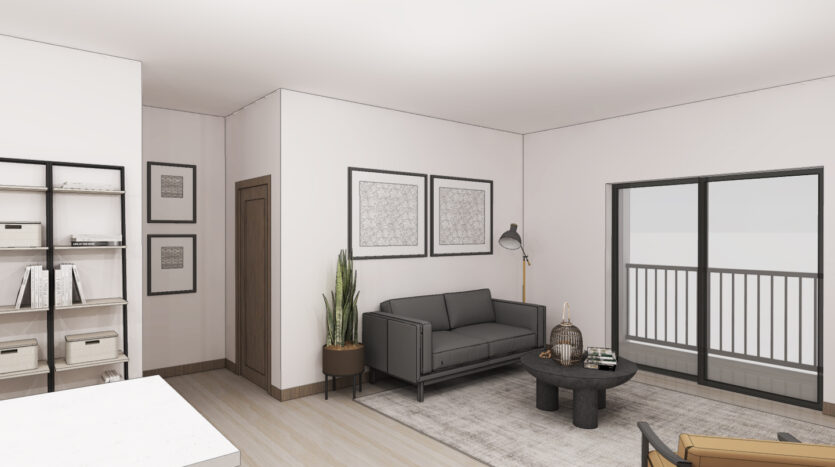 Apartments @ Trails Head in Brookings, SD - 2 Bedroom Apartment Rendering 3