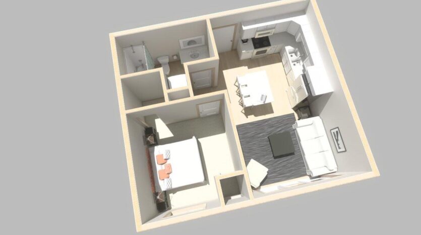 The Links in Yankton, SD - *example 1 bedroom floorplan