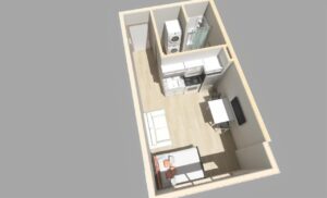 The Links in Yankton, SD - *example studio floorplan
