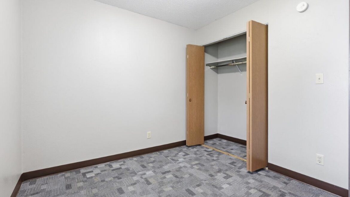 Brooks Manor Apartments in Brookings, SD - Bedroom 1 Closet