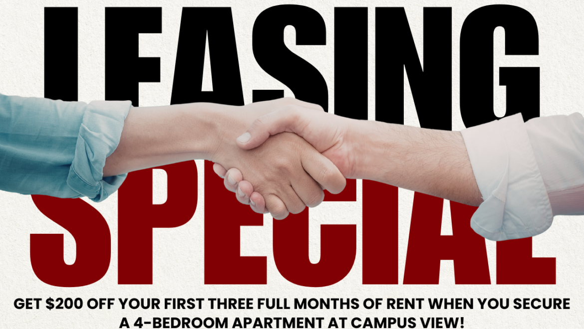 campus view leasing special 06-2026