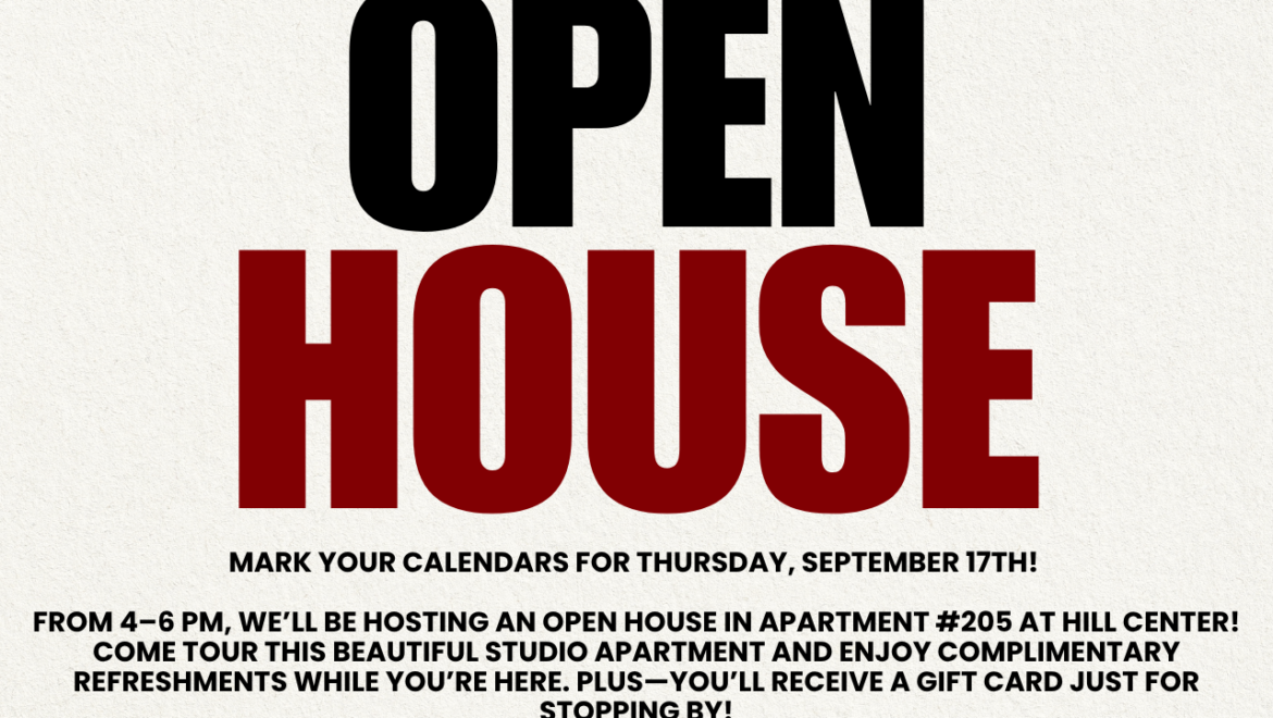 hill center open house 09/2026